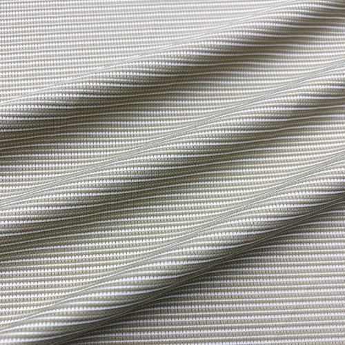 Rib Stripe Texture Stretch Sports Knit Fabric 79TH0557 Nylon Polyester Elastane Moisture-Wicking Activewear Fabric For T-Shirt Polo & Tank Top