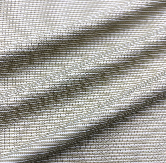 Rib Stripe Texture Stretch Sports Knit Fabric 79TH0557 Nylon Polyester Elastane Moisture-Wicking Activewear Fabric For T-Shirt Polo & Tank Top