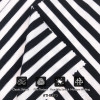 Yarn-Dyed Black White Stripe Swimwear Fabric TH1870 Bubble Pique Jacquard 4-Way Stretch Polyester Spandex Fabric For Bikini & One-Piece Swimsuit