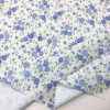 Ditsy Blue Rose Floral Print Nylon Spandex Fabric YF205 4-Way Stretch Matte Swimwear & Activewear Knit Fabric