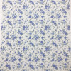 Ditsy Blue Rose Floral Print Nylon Spandex Fabric YF205 4-Way Stretch Matte Swimwear & Activewear Knit Fabric