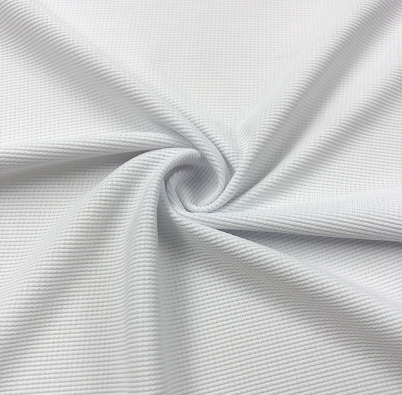 Heavy Weight Spandex Knit Rib Fabric 4‑Way Stretch Activewear Fabric