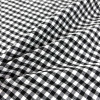 Classic Black White Gingham Swimwear Fabric Quick Dry Nylon Spandex 4 Way Stretch Swimsuit Fabric For Bikini Board Shorts & Surf Wear