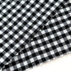 Classic Black White Gingham Swimwear Fabric Quick Dry Nylon Spandex 4 Way Stretch Swimsuit Fabric For Bikini Board Shorts & Surf Wear