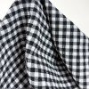 Classic Black White Gingham Swimwear Fabric Quick Dry Nylon Spandex 4 Way Stretch Swimsuit Fabric For Bikini Board Shorts & Surf Wear