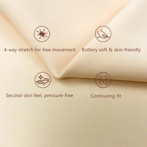 Butter Soft Thick Naked Feeling Yoga Fabric Touch Polyamide Elastane High Elastic