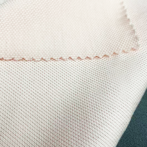 PIQ0201 210gsm 100% Cotton Pique Fabric 180cm Breathable Polo Shirt Textile