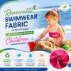 Selection of Textured Recycled Nylon Fabric for Australian Kids Swimwear Brand & Sample Order Confirmation