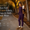 Brushed Spandex Knit: The Best Fall Base Layer Fabric For Yoga & Daily Thermal Wear