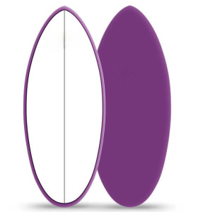 Professional-Grade Hybrid Skimboard with EVA Deck Pad for Wave Riding