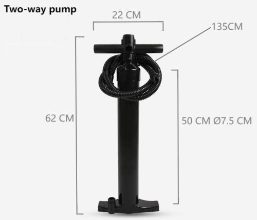 Double Action Surfboard Inflator Pump - High-Efficiency Hand Pump