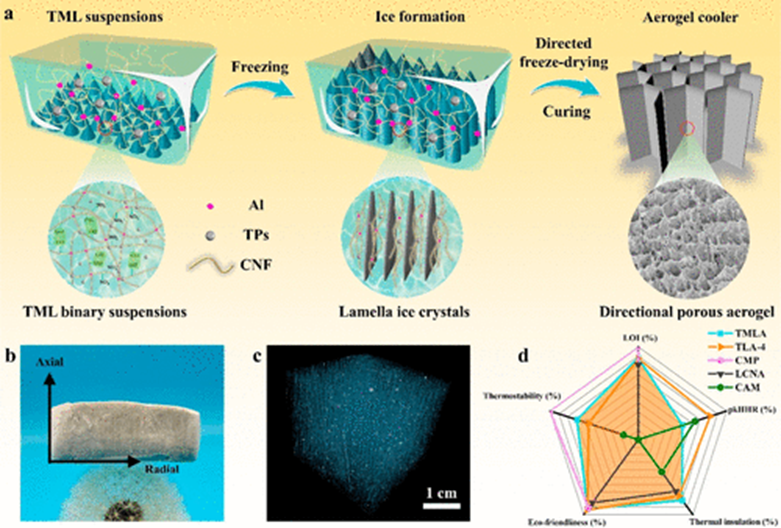 Lignocellulosic aerogel