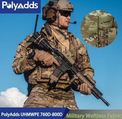 PolyAdds UHMWPE 760D-800D for Military Weftless Fabric