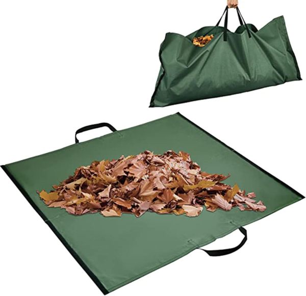 Flexible Leaf Collector Bags - 145 x 125 cm, Heavy Duty 600D Oxford Fabric, Foldable & Waterproof, OEM/ODM Solutions for Distributors - Efficient Garden & Yard Waste Collection