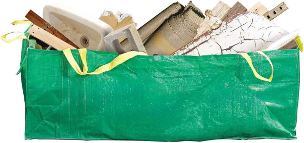 Distributor Opportunities for Reusable Green Yard Waste Bags - Foldable Dumpster Bags Ideal for Waste Management - OEM & ODM Available - Holds Up to 3,500 lbs for Renovation Projects and Landscaping