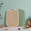 Kitchen Double-Sided Plastic Cutting Board | 11" X 16" with Non-Slip Edges and Garlic Grinder