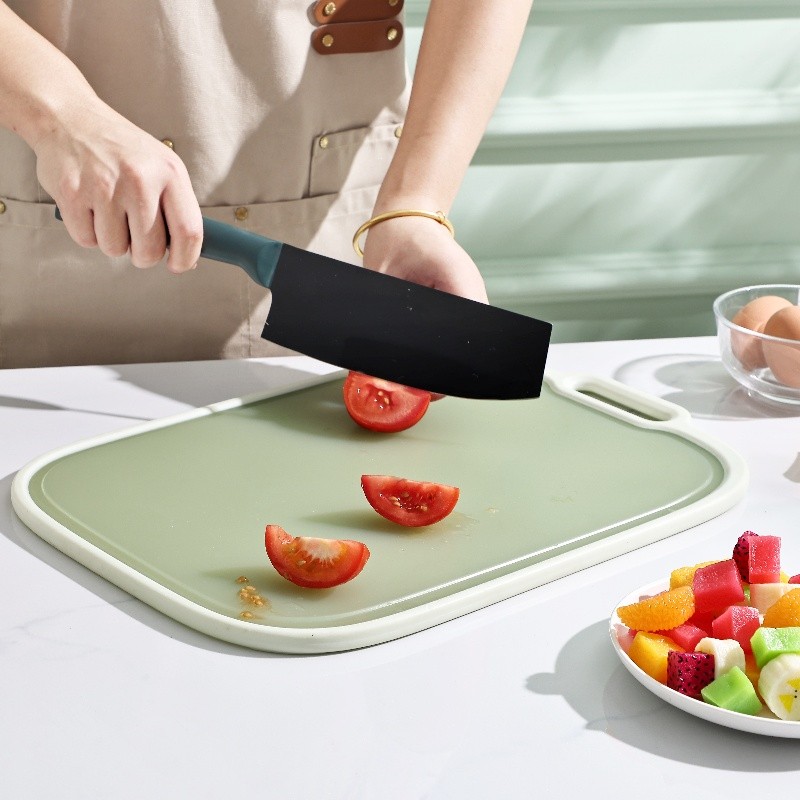 Kitchen Double-Sided Plastic Chopping Board