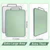 Stainless Steel Cutting Board| 11" X 16" with Solid Stainless Steel Carry Handle, Invisible Spill-Proof Grooves, Full Wrap-Around Non-Slip