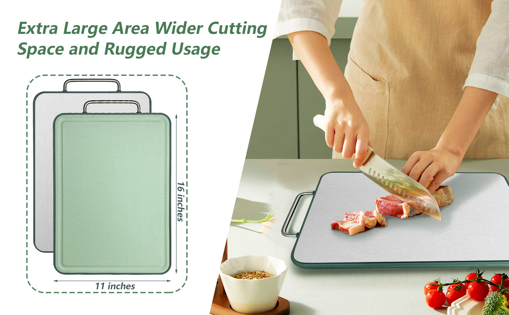 How 304 Stainless Steel Cutting Boards Improve Kitchen Hygiene