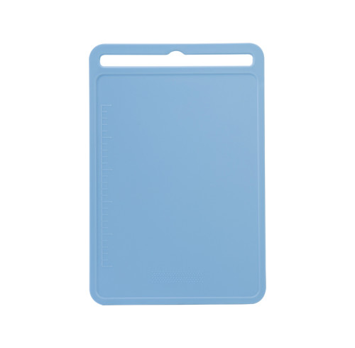 批发厨房双面塑料切菜板 | 10 英寸 X 15 英寸，带蒜擦器，内置防溅槽，防滑设计，带秤