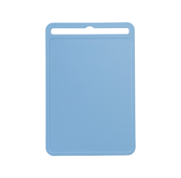 Kitchen Double-Sided Plastic Cutting Board | 10" X 15"with Garlic Grater, Built-in Splash Resistant Grooves, Non-Slip Design, Scale