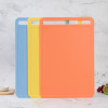 Wholesale Kitchen Double-Sided Plastic Cutting Board | 10" X 15"with Garlic Grater, Built-in Splash Resistant Grooves, Non-Slip Design, Scale