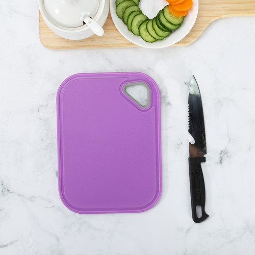 Kitchen Two-Colour Plastic personalized cutting board | 7ft x 5in size for easy carrying and storage