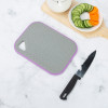 Kitchen Two-Colour Plastic Personalized Cutting Board | 7ft x 5in Size for Easy Carrying and Storage