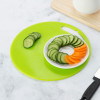 Kitchen Plastic Round Chopping Board | 8" Diameter for Easy Carry and Storage Small Cutting Boards