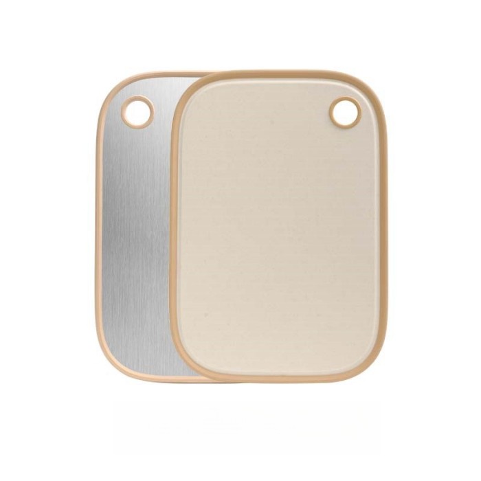 Kitchen Stainless Steel Cutting Board | 11" X 15" Double-Sided to Separate Meat and Vegetables