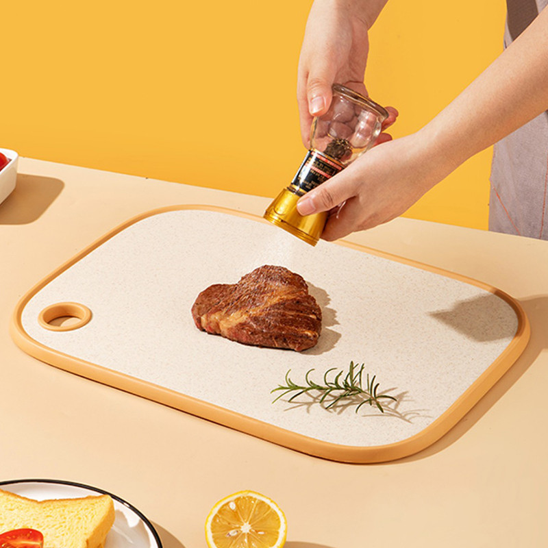 Double-Sided Stainless Steel Plastic Cutting Board