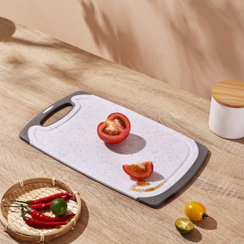 Custom Kitchen Double-Sided Plastic Cutting Board Set