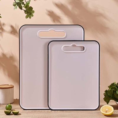 Chopaid Best Double-Sided Plastic Chopping Board​ Set With Non-Slip Feet And Juice Groove