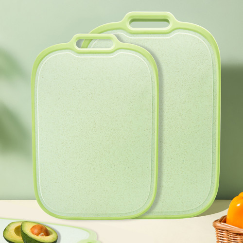 Kitchen Double-Sided Plastic Cutting Board | 11“ X 16”With Juice Collector and Garlic Grinder