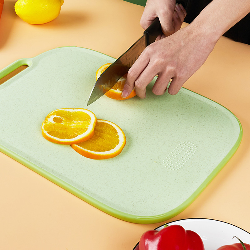 Kitchen Double-Sided Plastic Chopping Board