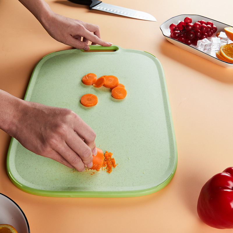 Kitchen Double-Sided Plastic Chopping Board