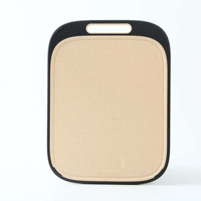 Kitchen Double-Sided Plastic Cutting Board With Non-Slip Feet and Juice Groove
