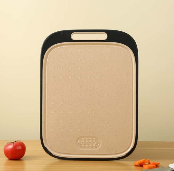 Wholesale Kitchen Double-Sided Plastic Cutting Board With Non-Slip Feet and Juice Groove