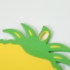 Wholesale Kitchen PP Pineapple Plastic Cutting Board with Handle With Anti-Slip Foot Pad and Double-Sided Design