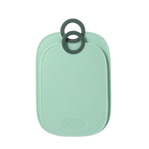 wholesale Kitchen Eco-Friendly Plastic Cutting Board with Handle 10.6" X 15.7"with Garlic Grater, Built-in Splash Resistant Grooves