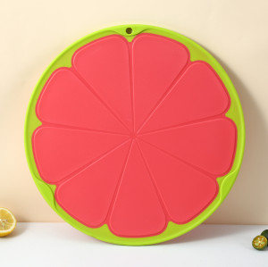 Wholesale Kitchen PP Grapefruit cutting board with Handle  With Anti-Slip Foot Pad and Double-Sided Design
