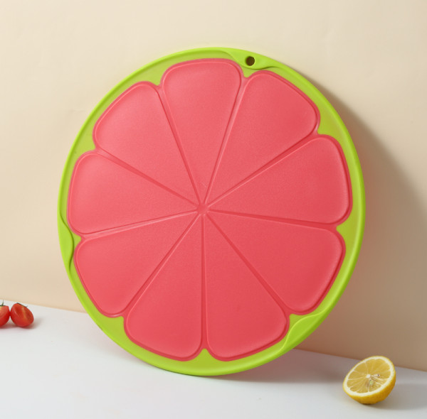 Wholesale Kitchen PP Grapefruit cutting board with Handle  With Anti-Slip Foot Pad and Double-Sided Design