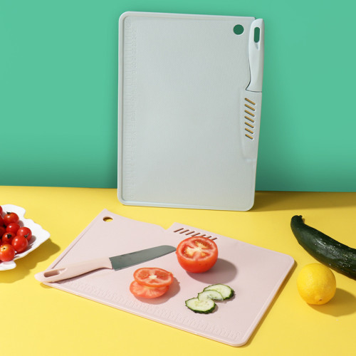 Wholesale Convenient Outdoor Camping Side Dish Tool Kit Convenient Two-In-One Household Kitchen Multi-Function Plastic Cutting Board