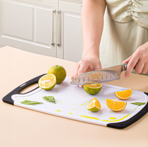 Wholesale Kitchen Double-Sided  Plastic Chopping  Board  Set