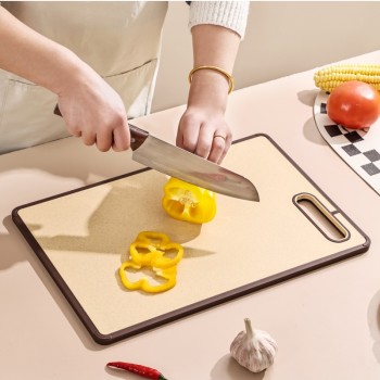 Wholesale Kitchen Double-Sided Custom Plastic Cutting Boards With Juice Groove
