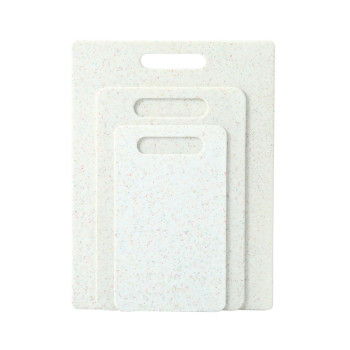 Eco-friendly Plastic Double Sided Combination Chopping Board with Pink Glitter Dots