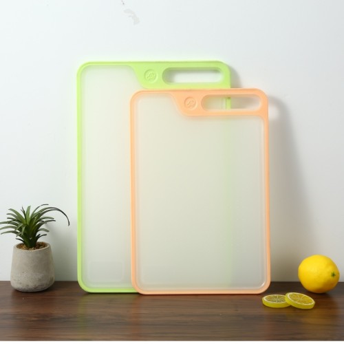 Wholesale Transparent PP Non-Slip Plastic Cutting Borad Set