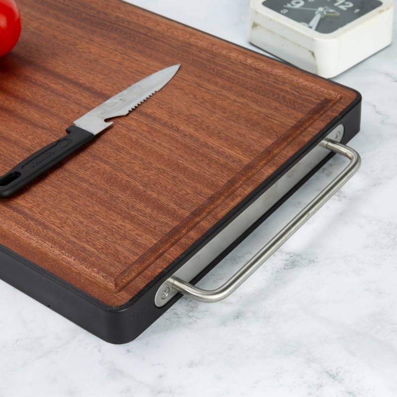 Double-Sided Stainless Steel Plastic Cutting Board