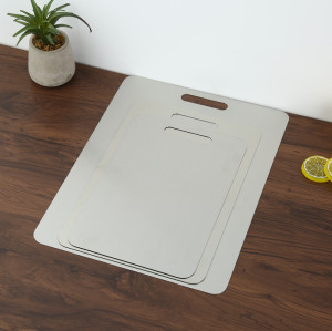 Customized Kitchen 304 Stainless Steel Large Size Cutting Boards