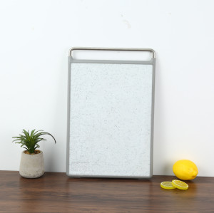 Custom Double-Sided Large Non-Slip Cutting Board With Stainless Steel Handles